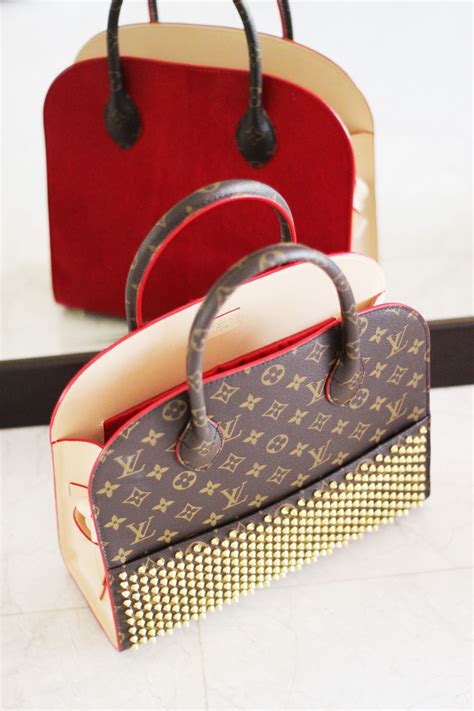 louboutin and louis vuitton bag|christian louboutin denim bag.